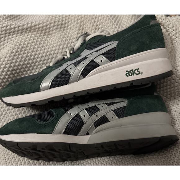 ASICS Gel Epirus Green Silver Size 6.5 Men’s H431N Classic Sneakers EUC - Picture 4 of 8